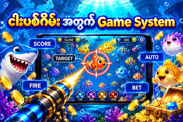 ငါးပစ်ဂိမ်း Game System